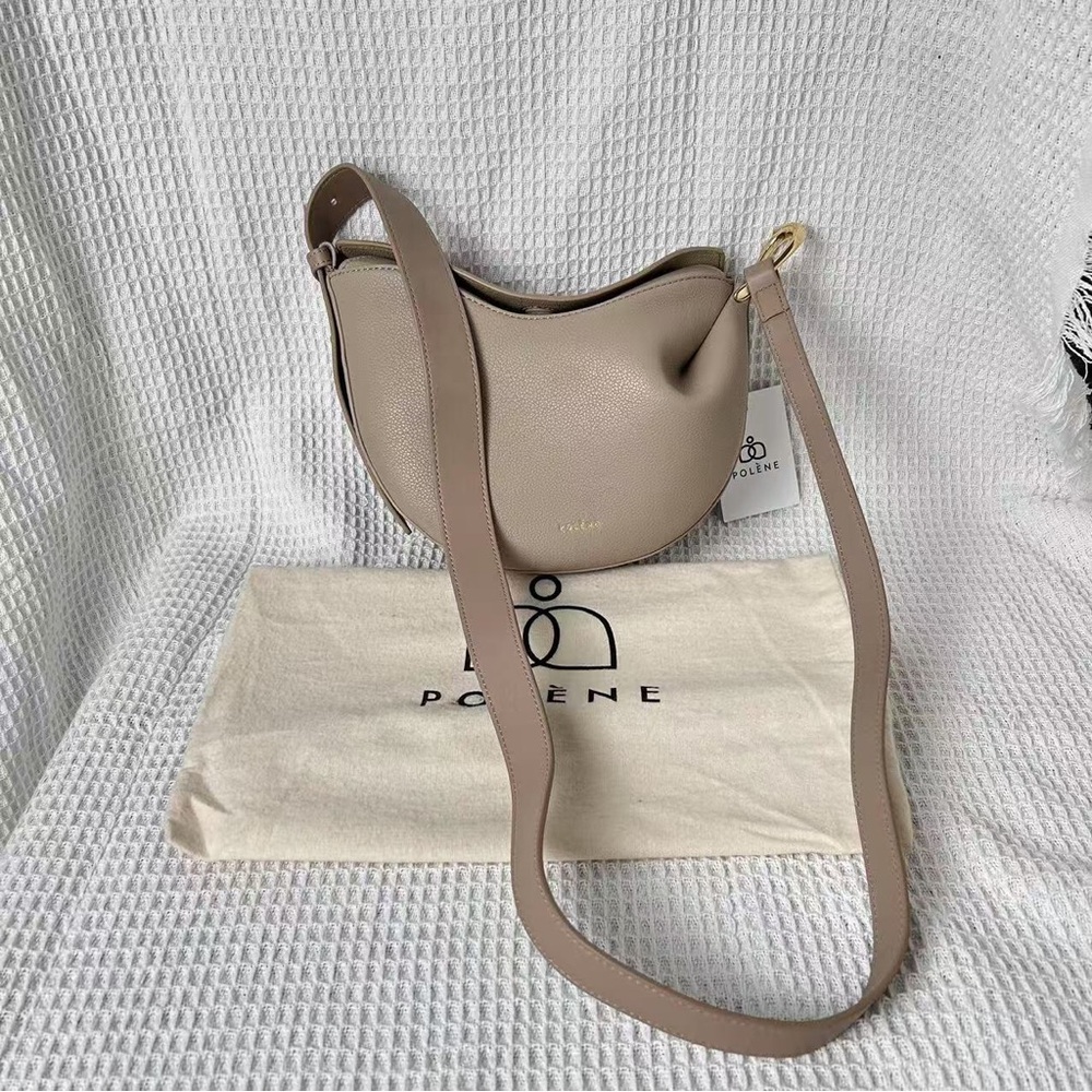 Polene Tonca TEXTURED  Crossbody Bag New